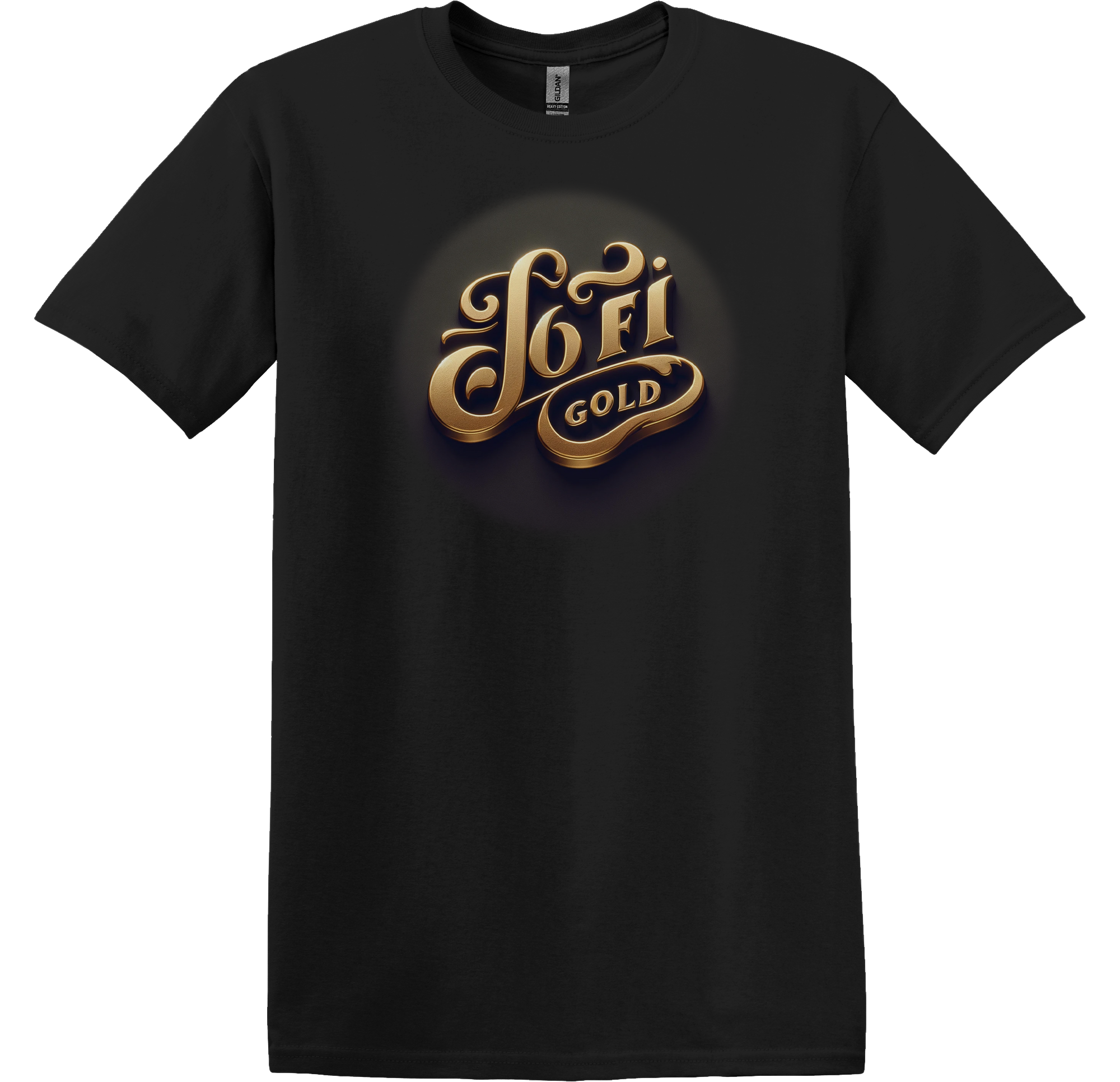 Lofi Gold Official Text Design Short Sleeve Unisex T-Shirt Official Merchandise