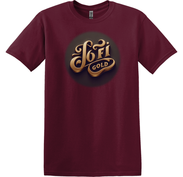 Lofi Gold Official Text Design Short Sleeve Unisex T-Shirt Official Merchandise