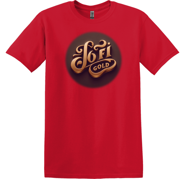 Lofi Gold Official Text Design Short Sleeve Unisex T-Shirt Official Merchandise