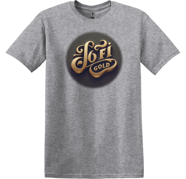 Lofi Gold Official Text Design Short Sleeve Unisex T-Shirt Official Merchandise