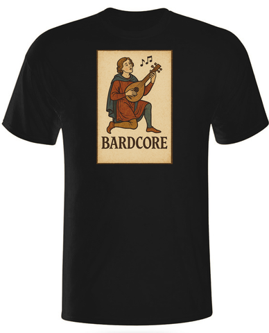 Bardcore Portrait Tshirt - Official Bardcore Tshirt