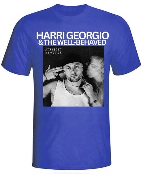 Harri Georgio & The Well-Behaved: Sharp Shooter Official Double Sided T-shirt
