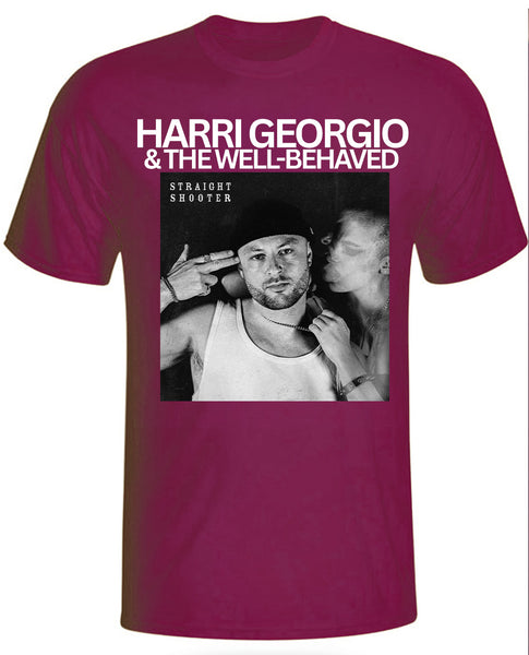 Harri Georgio & The Well-Behaved: Sharp Shooter Official Double Sided T-shirt