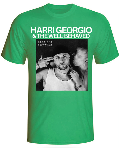 Harri Georgio & The Well-Behaved: Sharp Shooter Official Double Sided T-shirt